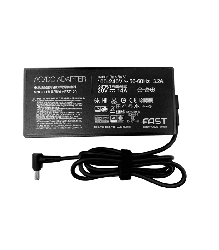 Asus Laptop Şarj Aleti Adaptör 20V 14A 280W 6.0×3.7mm FAST