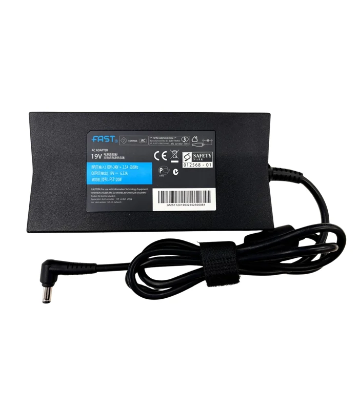 Asus – MSI – Toshiba Laptop Şarj Aleti Adaptör 19V 6.32A 120W 5.5×2.5mm LITEON